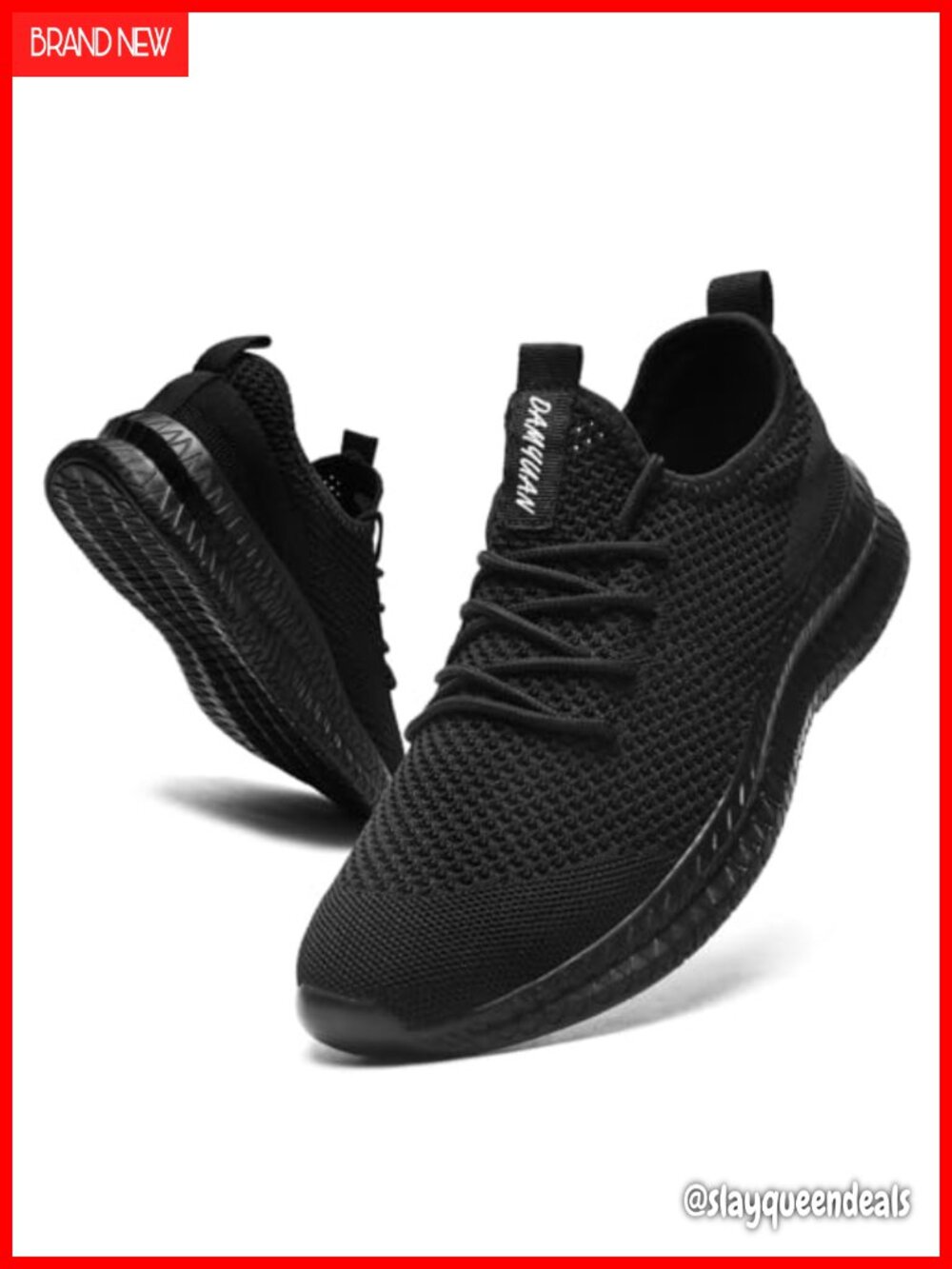 Women's Lightweight Mesh Walking Tennis Sneakers Non-Slip Cushioned Lace-Up